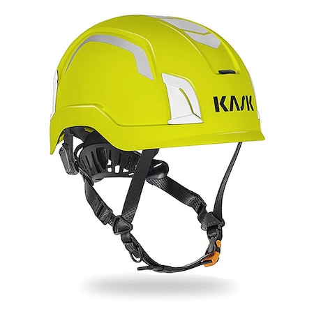 Kask Safety Helmet, Polystyrene, HDPE, Type 1, Class E, Type 2, Class E, Yellow WHE00098-221
