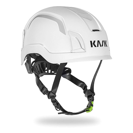 Kask Safety Helmet, Polystyrene, HDPE, Type 1, Class E, Type 2, Class E, White WHE00098-201