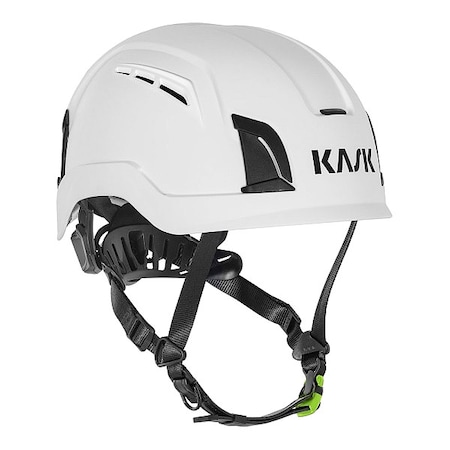 Kask Safety Helmet, Polystyrene, HDPE, Type 1, Class C, Type 2, Class C, White WHE00099-201