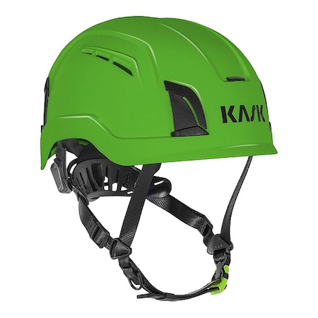 Kask Safety Helmet, Polystyrene, HDPE, Type 1, Class C, Type 2, Class C, Green WHE00099-205