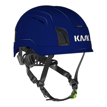 Kask Safety Helmet, Polystyrene, HDPE, Type 1, Class C, Type 2, Class C, Blue WHE00099-208