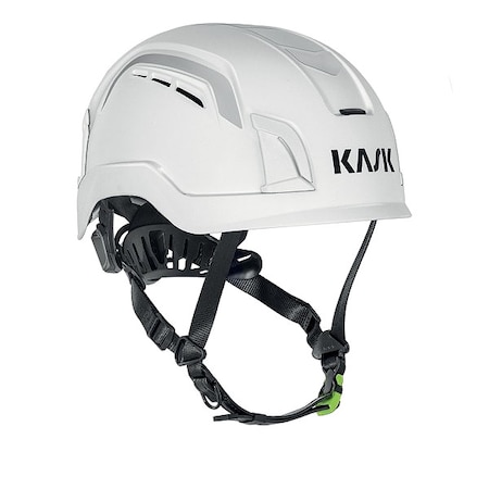 Kask Safety Helmet, Polystyrene, HDPE, Type 1, Class C, Type 2, Class C, White WHE00100-201