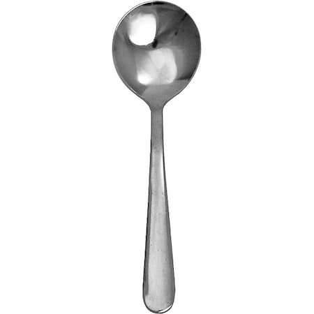 Iti Bouillon Spoon, 5 3/4 in L, Silver, PK12 WIH-113