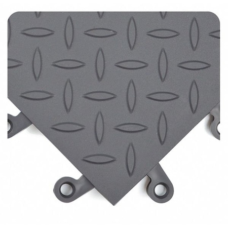 Wearwell Mat, PVC, 18 in W x 7/8 in Thick, 10 PK 591.78x18x18CH-CS10