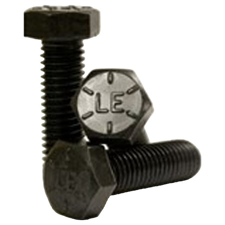 Zoro Select Grade 8, 9/16-12" Hex Head Cap Screw, Plain Steel, 1 in L, 2200 PK WWG-BLT10451