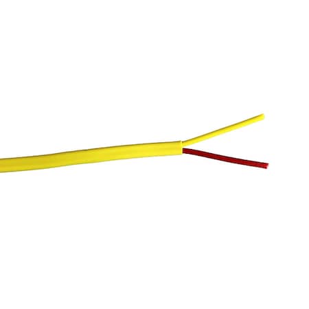 Zoro Select ThermocoupleWire, TypeKX, 20AWG, Ylw, 250ft 827DD0