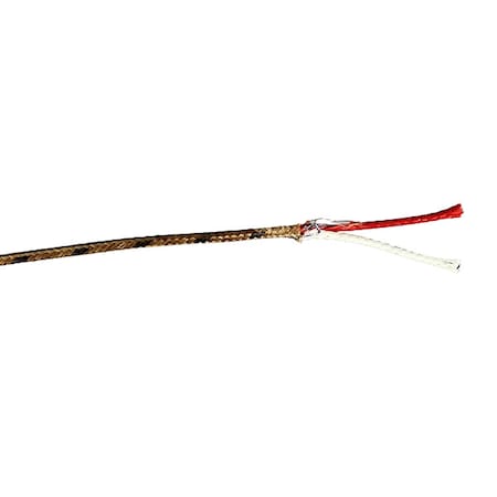 Zoro Select ThermocoupleWire, TypeJ, 20AWG, Brown, 250ft 827D90