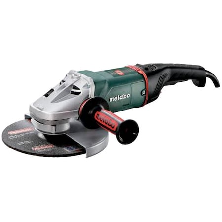 Metabo Angle Grinder, 9 in Dia, 6,600 RPM, 15 A WP 24-230 MVT