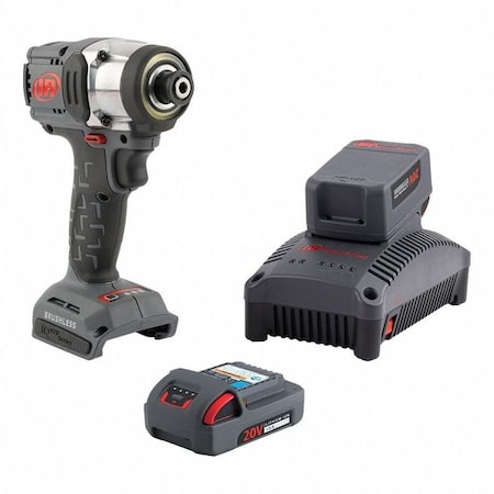 Ingersoll-Rand Impact Driver Kit, 2800 RPM, 20 V DC W3111-K22