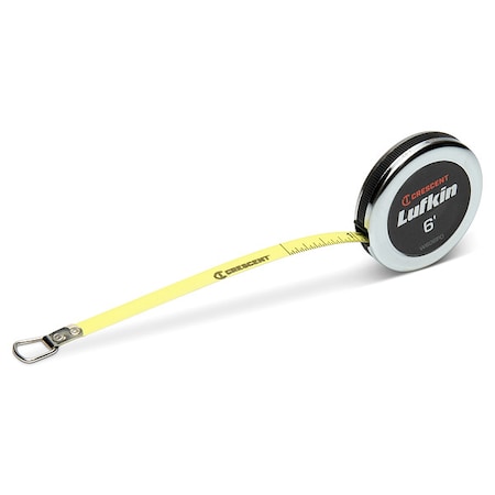 Crescent Lufkin 6-ft Executive Diameter Pocket Tape Measure, 1/4" Blade W606PD