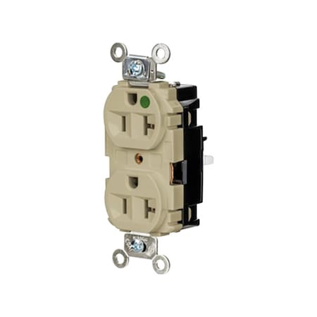 Hubbell Wiring Device-Kellems Hbl8300sti Straight Blade Receptacle