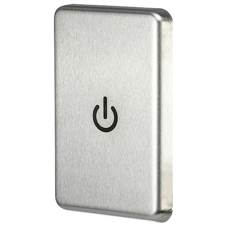 Hubbell Touch Switch Face Plate, Number of Gangs: 1 Stainless Steel, Silver WSS1SS