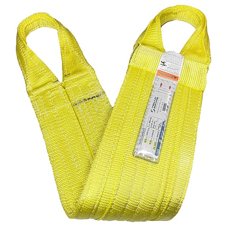 Stren-Flex Web Sling, Flat Eye, 20 ft L WB2-906P-20