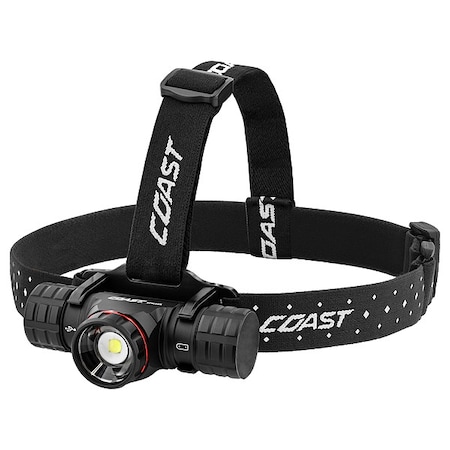 Coast Headlamp, Black, Dual Power, 2075lm XPH34R