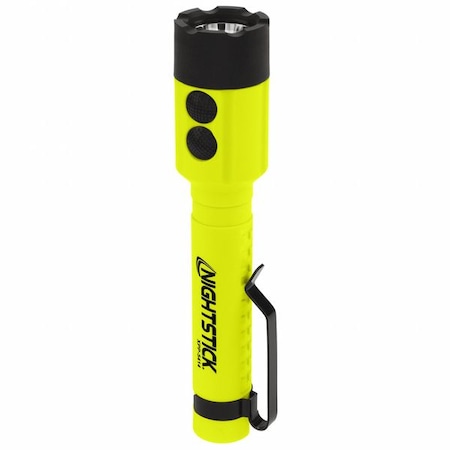Nightstick Intrinsically Safe Handheld Flashlight, Black, Green, AA XPP-5414GX