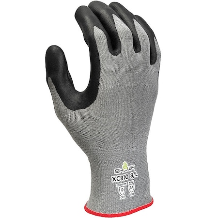 Showa Cut Resistant Glove, Cut Level A4 , Microporous Nitrile , Rough , M 1 PR XC810M-07