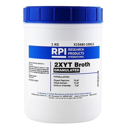 Rpi 2XYT Broth, Granulated, 1kg X15680-1000.0