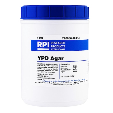 Rpi YPD Agar, 1kg Y20080-1000.0