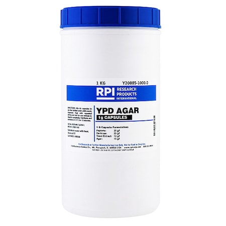 Rpi YPD Agar, 1kg, PK1000 Y20085-1000.0