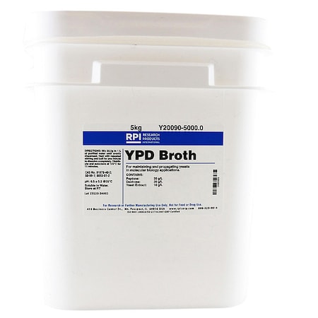 Rpi YPD Broth, 5kg Y20090-5000.0