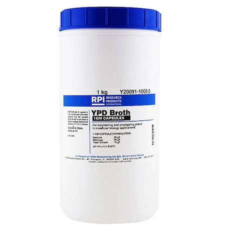 Rpi YPD Broth, 1kg, PK1000 Y20091-1000.0