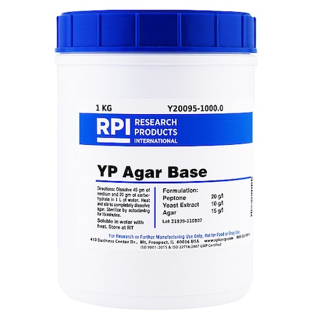 Rpi YPD Agar, 1kg Y20095-1000.0