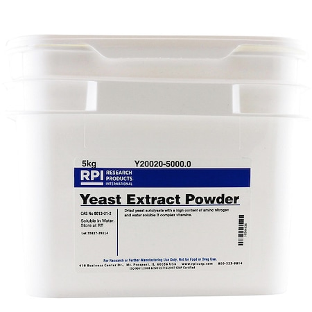 Rpi Yeast Extract, Powder, 5kg Y20020-5000.0