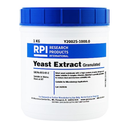 Rpi Yeast Extract, Granulated, 1kg Y20025-1000.0