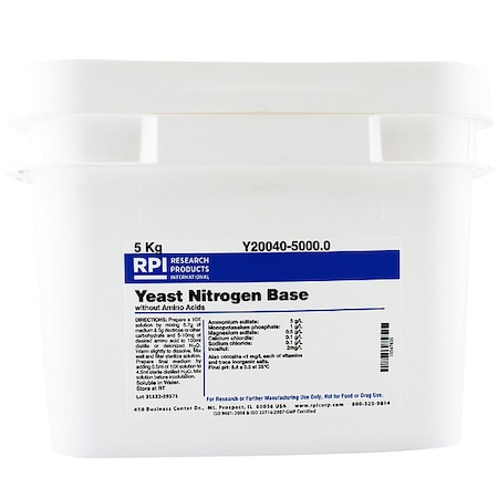 Rpi Yeast Nitrogen Base w/ Amino Acids, 5kg Y20040-5000.0