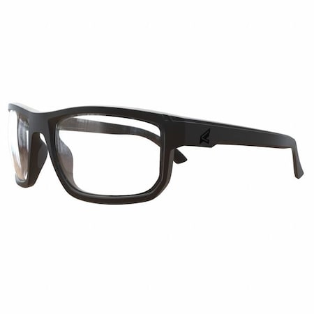 Edge Eyewear Defiance, Safety Glasses, Anti-Fog, Clear Lens, Black Frame, Full-Frame ZDF111VS