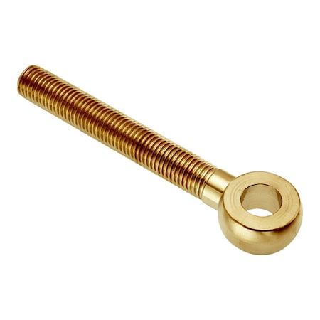 Ampg Fixed Rod End, Brass, Plain, M10-1.50 Thrd Sz, 92 mm Thrd Lg ZEBM10X110-BR