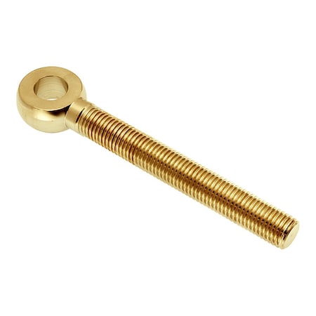 Ampg Fixed Rod End, Brass, Plain, M10-1.50 Thrd Sz, 102 mm Thrd Lg ZEBM10X120-BR