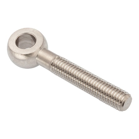 Ampg Fixed Rod End, Stainless Steel, Plain, M10-1.50 Thrd Sz, 57 mm Thrd Lg ZEBM10X75-LH