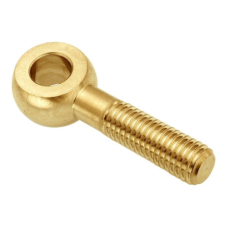 Ampg Fixed Rod End, Brass, Plain, M20-2.50 Thrd Sz, 38 mm Thrd Lg ZEBM20X70-BR