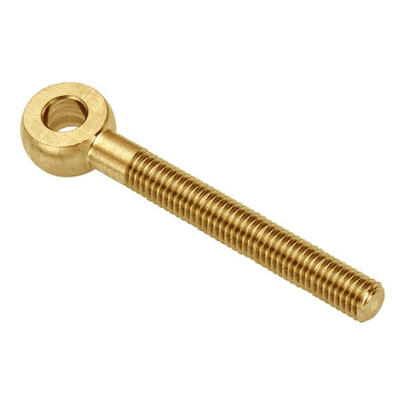 Ampg Fixed Rod End, Brass, Plain, #10-32 Thrd Sz, 2 1/2 in Thrd Lg ZEB34-BR