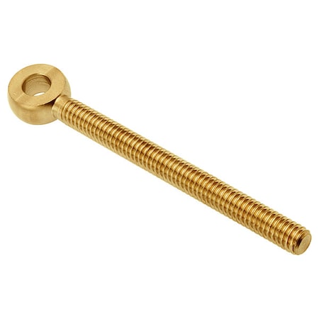 Ampg Fixed Rod End, Brass, Plain, 5/16"-18 Thrd Sz, 3 1/16 in Thrd Lg ZEB86-BR