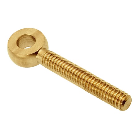 Ampg Fixed Rod End, Brass, Plain, 5/16"-24 Thrd Sz, 1 1/2 in Thrd Lg ZEB90-BR