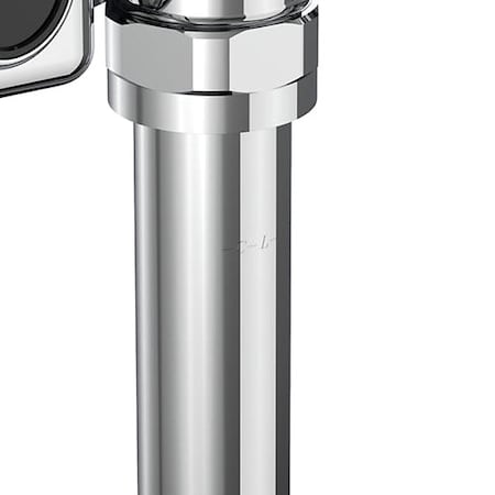 Zurn Automatic Flush Valve, 1.28 gpf gpf, Polished Chrome, 1 in, 1 1/2 in Spud Coupling ZER6000AV-HET-W2