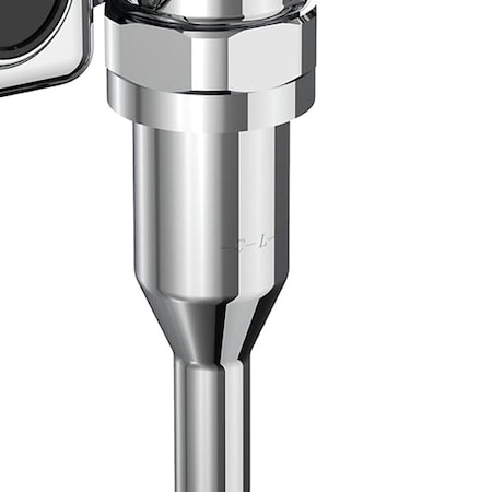 Zurn Automatic Flush Valve, 0.5 gpf gpf, Polished Chrome, 3/4 in, 3/4 in Spud Coupling ZER6003AV-EWS-W2