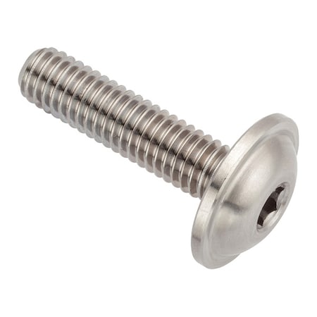 Zoro Select #10-32 x Machine Screw, Hex Plain 316 Stainless Steel ZFB281