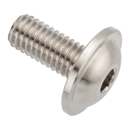 Zoro Select M5-0.80 x 10 mm Hex Plain 316 Stainless Steel ZFB5X10