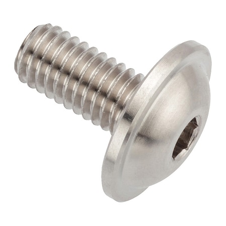 Zoro Select M5-0.80 x 8 mm Hex Plain 316 Stainless Steel ZFB5X8