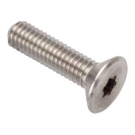 Zoro Select M3-0.50 Socket Head Cap Screw, Flat, Plain Stainless Steel, 12 mm Length ZFT286M3X12