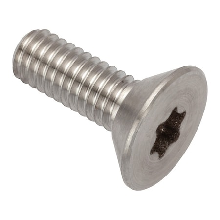 Zoro Select M4-0.70 Socket Head Cap Screw, Flat, Plain Stainless Steel, 12 mm Length ZFT286M4X12