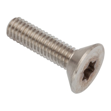 Zoro Select M4-0.70 Socket Head Cap Screw, Flat, Plain Stainless Steel, 16 mm Length ZFT286M4X16