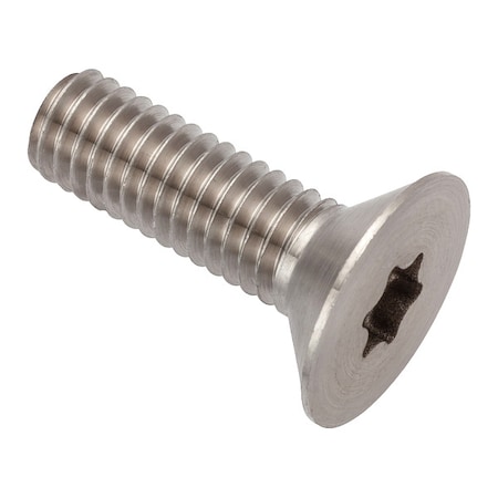 Zoro Select M6-1.00 Socket Head Cap Screw, Flat, Plain Stainless Steel, 20 mm Length ZFT286M6X20