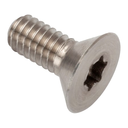 Zoro Select #8-32 Socket Head Cap Screw, Flat, Plain Stainless Steel, 3/8 in Length ZFT28608C06