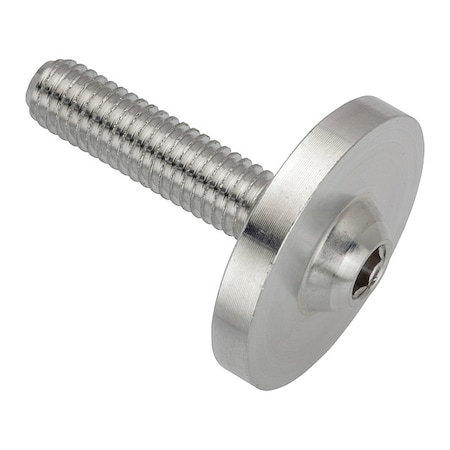 Zoro Select M5-0.80 x Machine Screw, Socket, Plain Aluminum ZF0M5X20