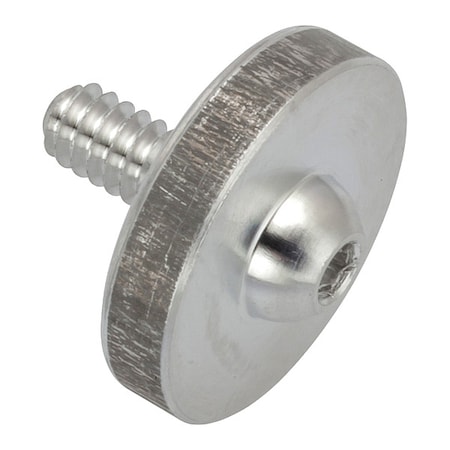 Zoro Select #4-40 x Machine Screw, Hex Plain Aluminum ZF0091