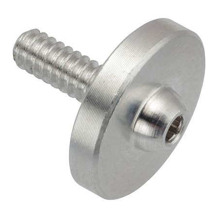 Zoro Select #6-32 x 3/8 in Hex Plain Aluminum ZF0106